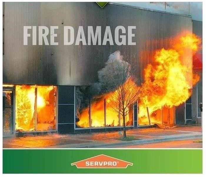Fire with Servpro logo